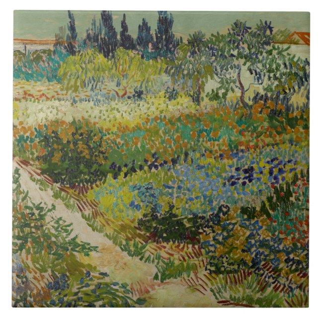 Carreau Vincent van Gogh - Jardin à Arles (Devant)