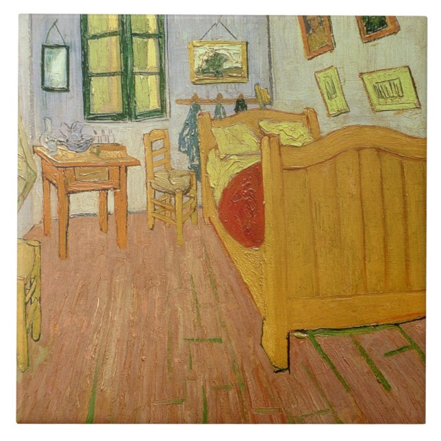 Carreau Vincent van Gogh | la chambre à coucher, 1888 (Devant)