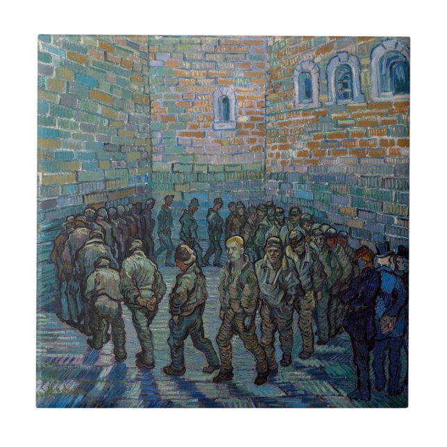 Carreau Vincent van Gogh - La cour de la prison (Devant)
