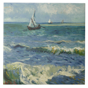 Carreau Vincent van Gogh - La mer près des Saintes