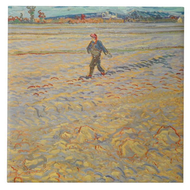 Carreau Vincent van Gogh | le semeur, 1888 (Devant)