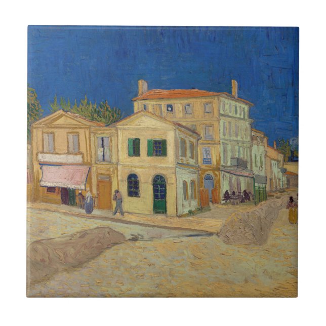 Carreau Vincent van Gogh - Maison Jaune / Rue (Devant)