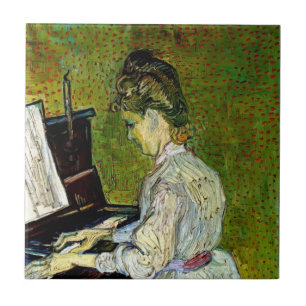Carreau Vincent Van Gogh - Marguerite Gachet Au Piano