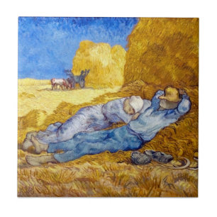 Carreau Vincent Van Gogh - Midi Repos Du Travail - Art