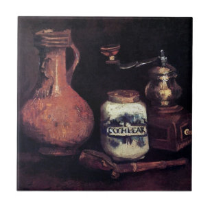 Carreau Vincent Van Gogh - Nature morte avec moulin à café