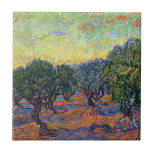 Carreau Vincent Van Gogh Olive Grove Impressionnisme Art