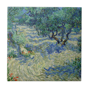 Carreau Vincent van Gogh - Olive Orchard