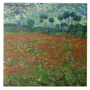 Carreau Vincent van Gogh - Poppy Field