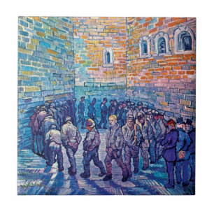 Carreau Vincent Van Gogh - Prisonniers Marchant Le Tour