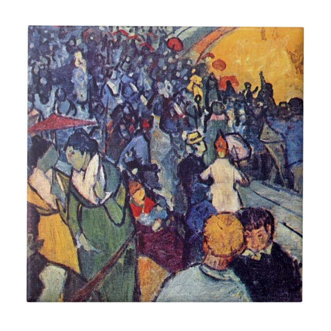 Carreau Vincent Van Gogh - Spectateurs Dans L'Arène (Devant)
