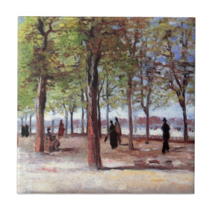 Carreau Vincent Van Gogh - Terrasse du jardin du Luxembour