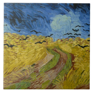 Carreau Vincent van Gogh - Wheatfield with Crows
