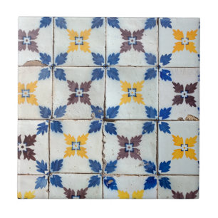 Carreau Vintage Blue Star Azulejo portugais