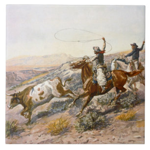 Carreau Vintage Buccaros Charles Marion Russell