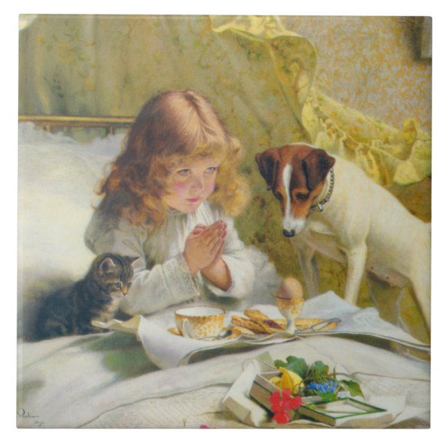 Carreau Vintage Charles Burton Barber Suspense (Devant)