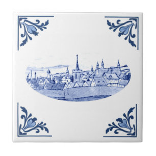 Carreau Vintage Europe Town Delft Bleu & Blanc