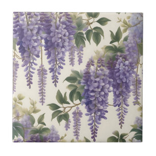 Carreau Vintage Floral Wisteria