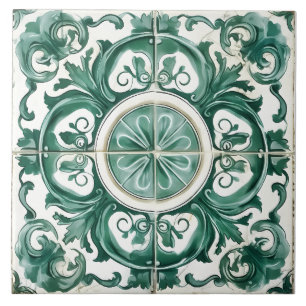 Carreau Vintage italien méditerranéen Motif