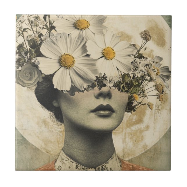 Carreau Vintage Lune - Boho Vintage Élégance (Devant)