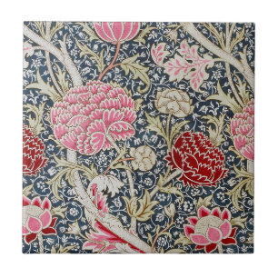 Carreau Vintage motif floral, William Morris