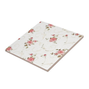 Carreau Vintage pâlissez - le rose de rose