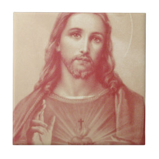 Carreau Vintage Sacré-Coeur de Jésus