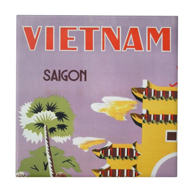 Carreau Vintage Saigon Vietnam Travel (Devant)