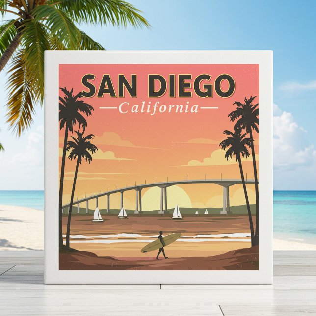 Carreau Vintage San Diego (Créateur téléchargé)