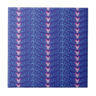 Carreau Vintage Violet Floral Violets fond d'écran motif