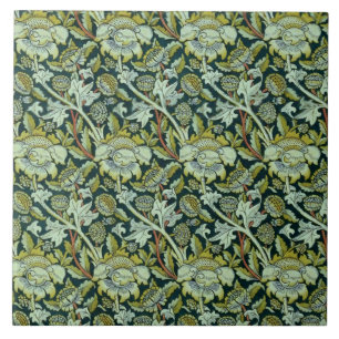 Carreau Vintage William Morris Floral Wey Motif
