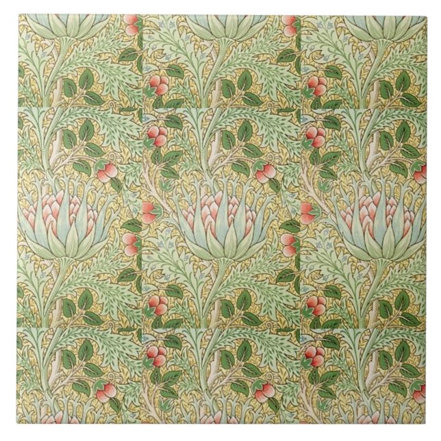 Carreau Vintage William Morris John Dearle Artichoke (Devant)