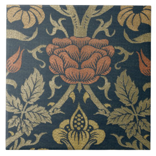 Carreau Vintage William Morris Rose et Lily