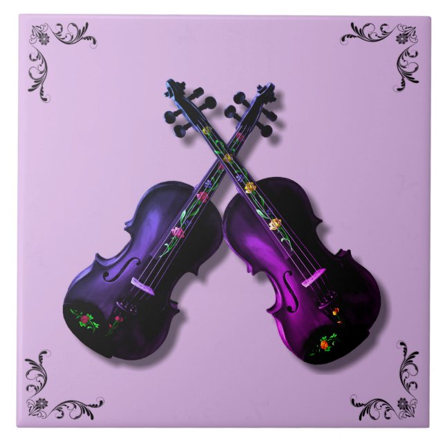 CARREAU VIOLENCES DE PURPLE TRAVERSÉES (Devant)