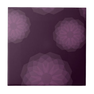 Carreau Violet, cool, tendance moderne simple floral abstr