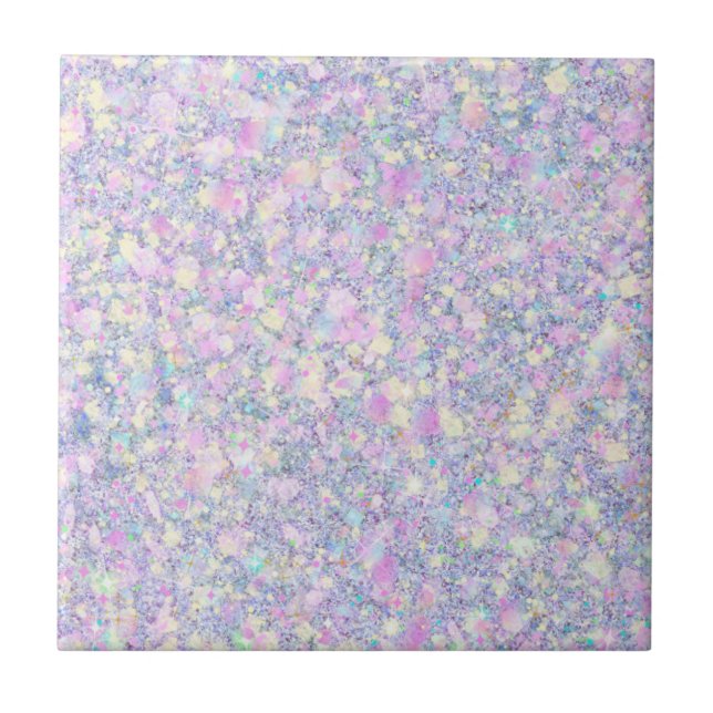 Carreau Violet Lilac rose Opalescent Parties scintillant F (Devant)
