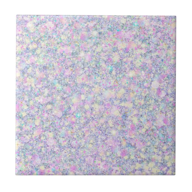 Carreau Violet Lilac rose Opalescent Parties scintillant F (Devant)