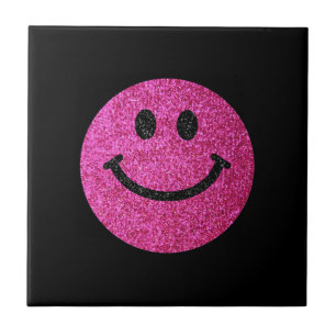 Carreau Visage de parties scintillantes de faux de roses