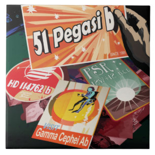 Carreau Visitez La Première Exoplanète Trouvée À L'Extérie