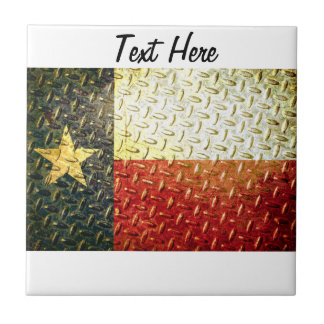Carreau Vitesse plaquée par diamant de drapeau du Texas
