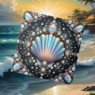 Carreau Vivre au bord de la mer   Opale Diamant Coquillage