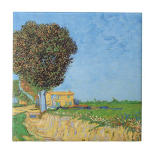 Carreau Voie près d'Arles par Vincent van Gogh