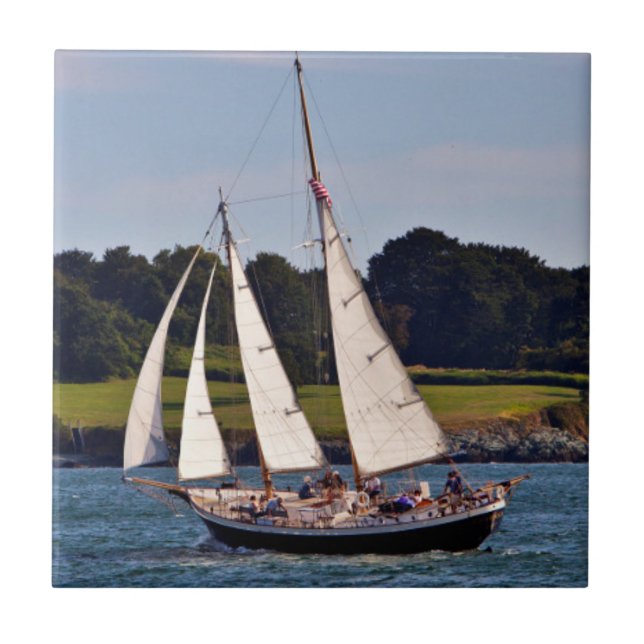 Carreau Voile À Newport, Rhode Island, États-Unis (Devant)