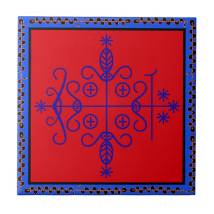 Carreau VooDoo Veve Magik - Papa Legba