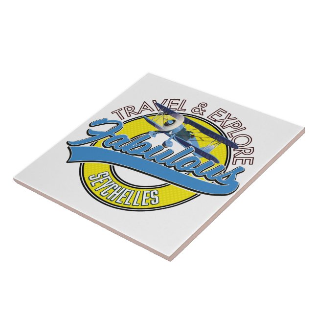 Carreau voyage explorer Seychelles fabuleux logo aimant po (Côté)
