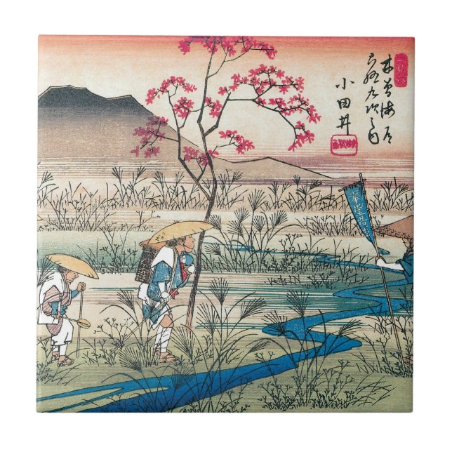 Carreau Voyageurs japonais antiques (Devant)