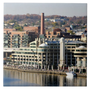 Carreau Vue de C.C de Georgetown et de Bord de