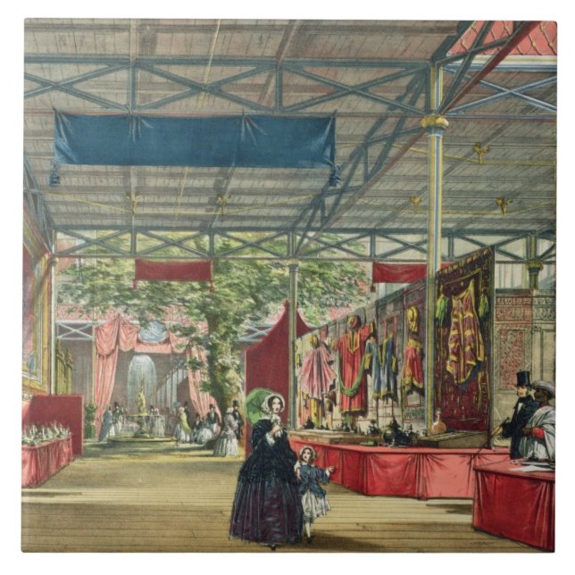 Carreau Vue de la section de l'Inde de la grande (Devant)