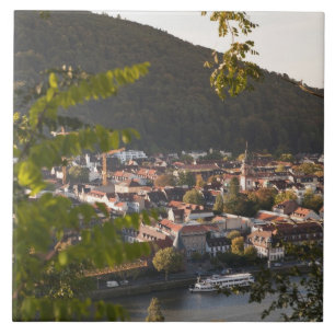 Carreau Vue de la vieille ville de Heidelberg