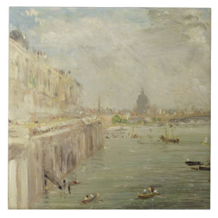 Carreau Vue de terrasse et de St Paul de Chambre de