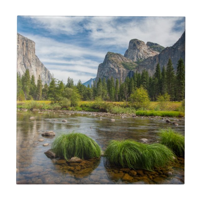 Carreau Vue de vallée en parc national de Yosemite (Devant)